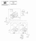 Cylinder Engine Sump OperatorS Manual Warning Label Diagram and Parts List for 217907-4135-F1  Briggs and Stratton Engine